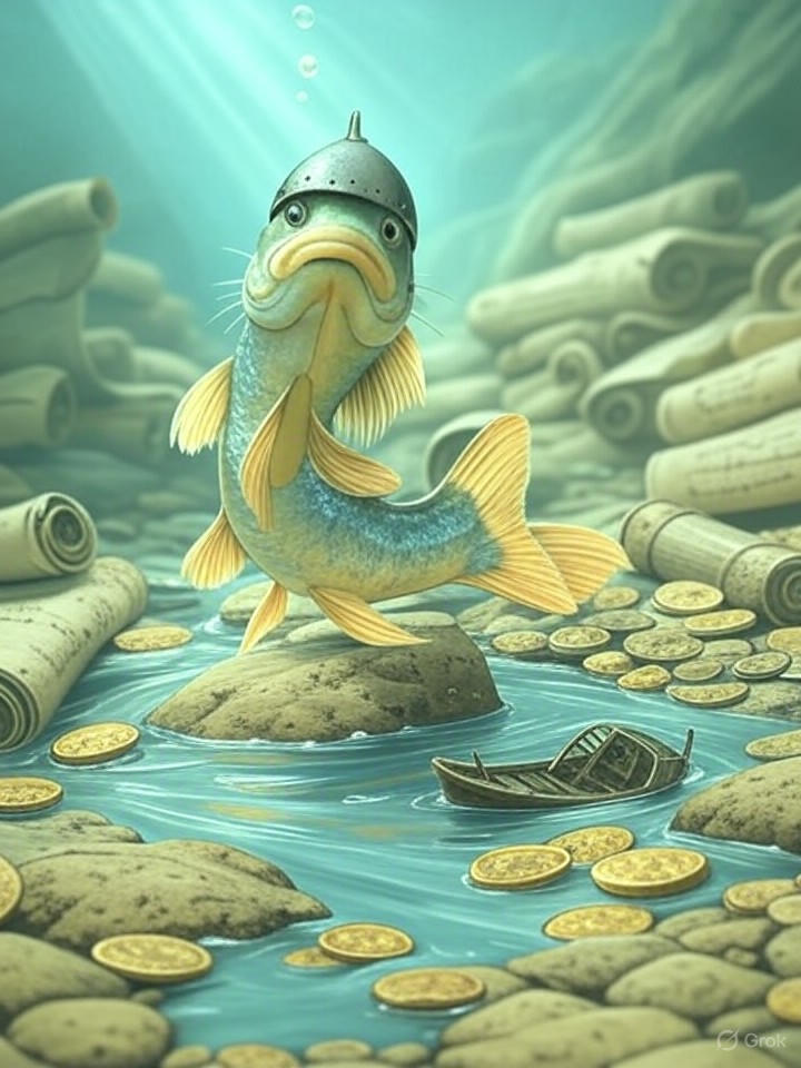 Grundle Glory: A Fishy Tale Through Time